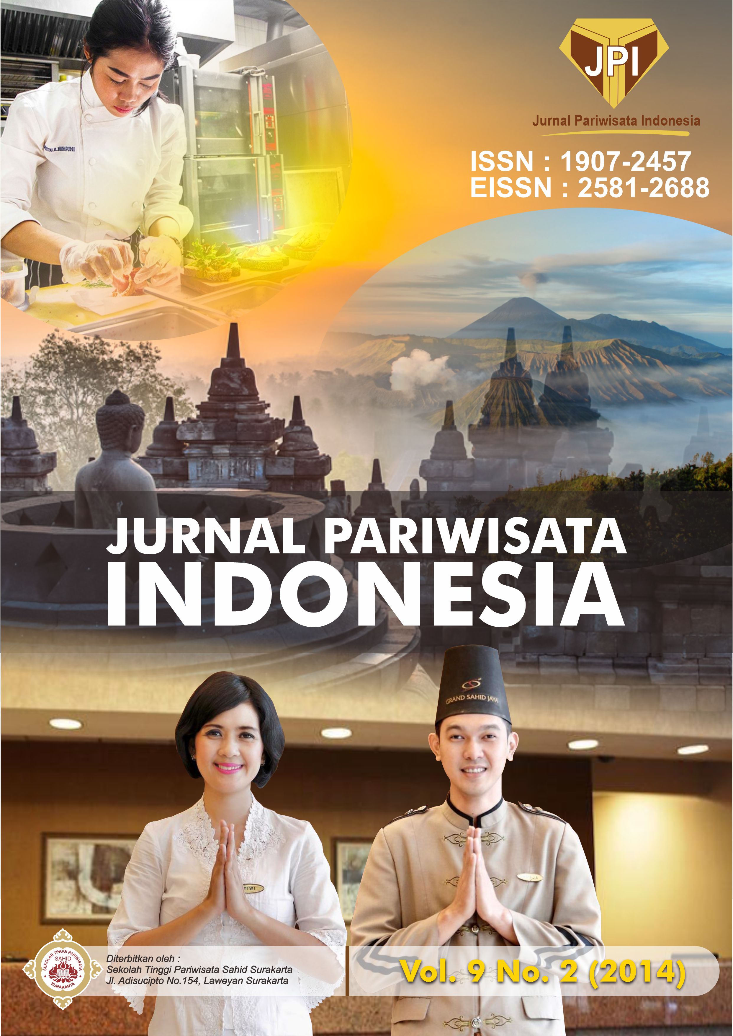 					View Vol. 9 No. 2 (2014): Jurnal Pariwisata Indonesia
				